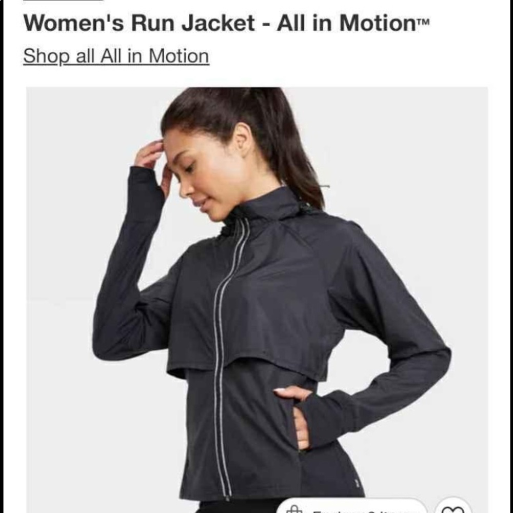 All in Motion women’s run jacket